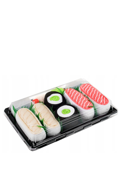 Rainbow Socks Sushi 3 Poros Butterfish Maki Cucumber Salmon