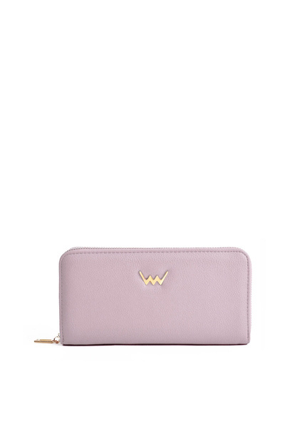 Portofel cu zip mare pentru femei hailey roz deschis