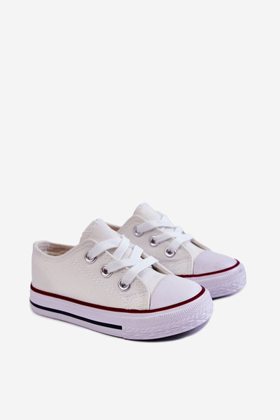 Klassische Kinderturnschuhe Weiß Filemon