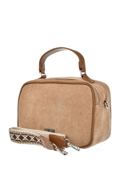 Sac En Velours Côtelé Big Star OO574084 Beige
