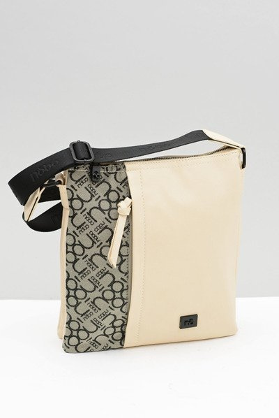 Nobo Women's Medium Beige Handtasche Letter Bag