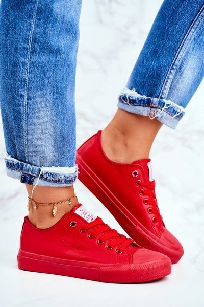 Moteriški sportbačiai Cross Jeans Red DD2R4032