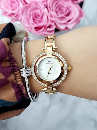 Montre Giorgio & Dario pour femme avec zircone Get Gold