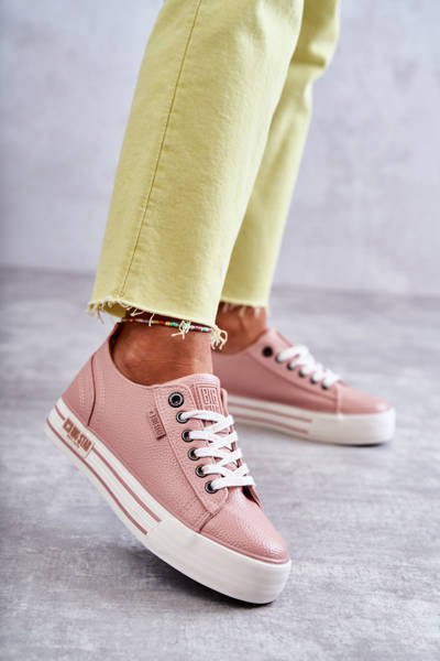 Adidaje pentru femei joase Big Star KK274016 Pink