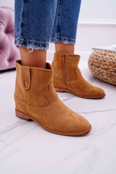 Bottes Femme Sur Ancre Camel Evana