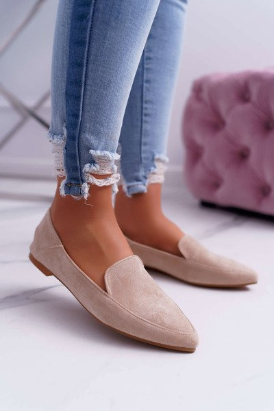 Női Lu Boo Mokassins Beige Magnus