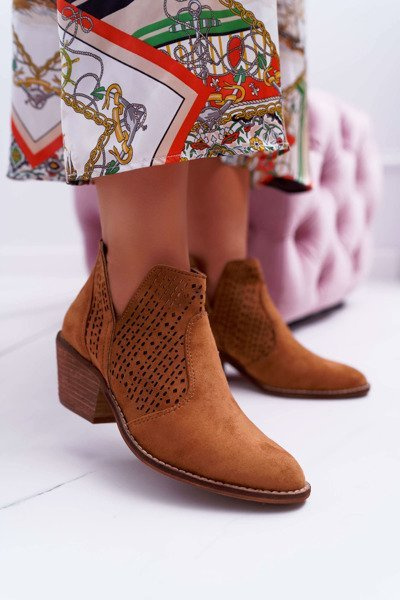 Női tavaszi Cowboy csizma Camel Matty