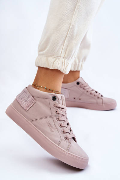 Baskets montantes classiques pour femmes Big Star LL274004 Nude