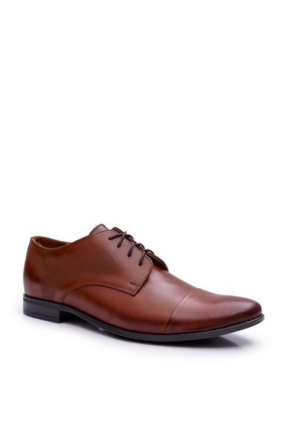 Chaussures élégantes pour hommes Bednarek cuir marron Dawidos
