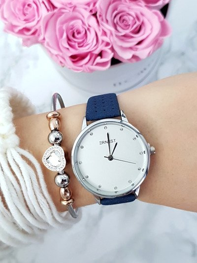 Women's Watch Ernest Ethienne Blue Blue