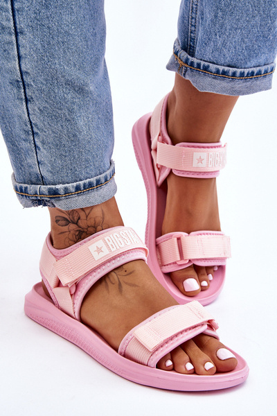 Sandales de sport pour femmes Big Star LL274729 rose