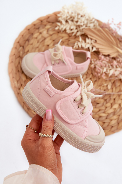 Baskets Enfant HI-POLY SYSTEM BIG STAR NN374019 Rose