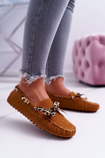 Lu Boo Women's Bequeme Camel Plummy Mokassins