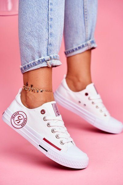 Moteriški sportbačiai Cross Jeans balti FF2R4072C