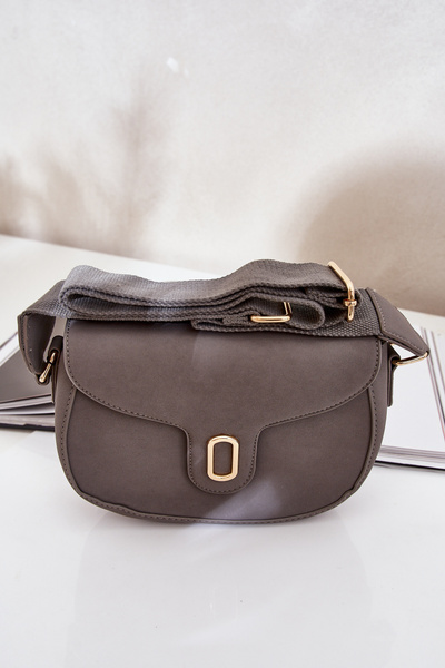 Sac À Bandoulière En Cuir Écologique Gris Samriddhi