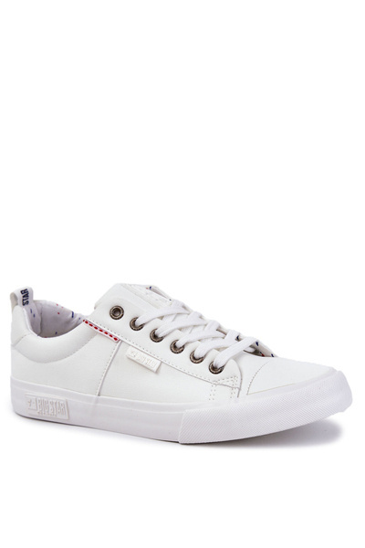 Baskets basses en cuir pour hommes Big Star KK174003 Blanc