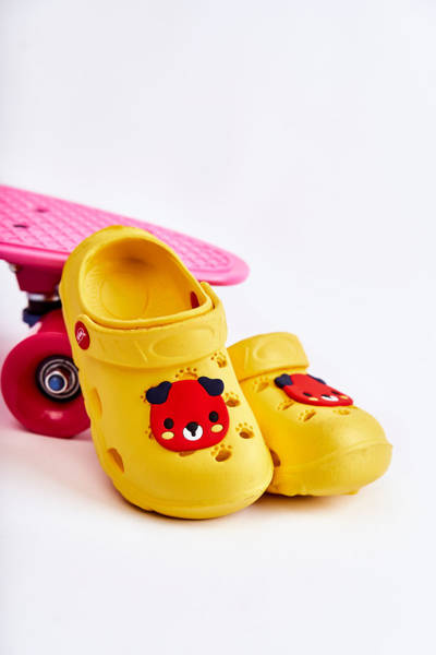 Chaussons Enfant Kroks Bear Befado 159X107 Jaune