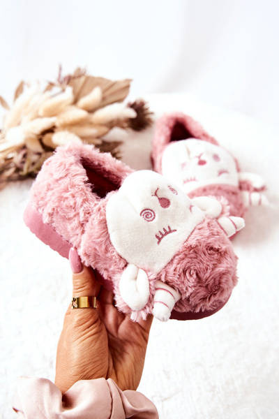 Chaussons Enfant Agneau Rose Hollie