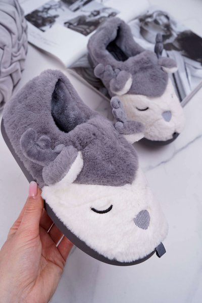 Moteriški kailiniai batai šiaurės elnio pilka