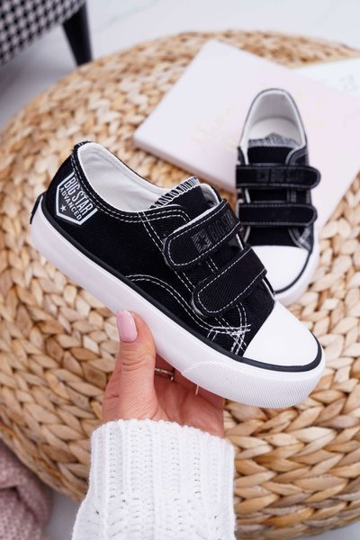 Baskets Velcro Enfant Big Star FF374062 Noir