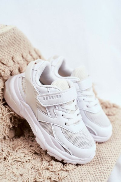 Chaussures de sport enfant blanc ABCKIDS B933204077
