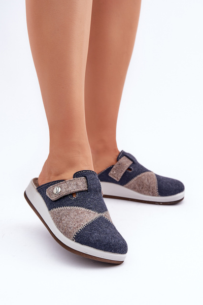 Women's Preventive Slippers Inblu CT000032 Gray-Navy