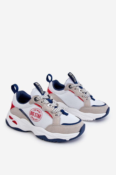 Chaussures de sport pour enfants avec système de mousse à mémoire de forme Big Star JJ374269 blanc
