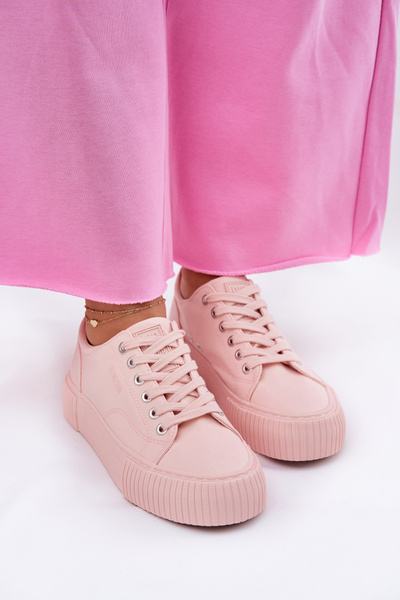Női Textil Sportcipő Big Star RR274404 Rózsaszín