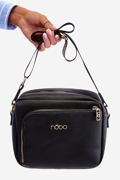 Crossbody táska Eco bőrből NOBO BAGP990-K020 Fekete