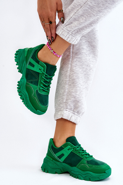 Chaussures de Sport à la Mode Baskets Vert Frezio
