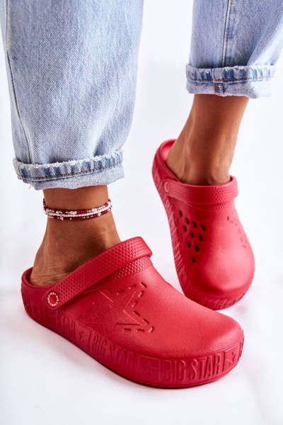 Papuci ușoare pentru femei Big Star II275004 RED