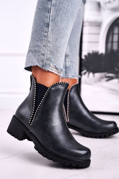 Bottines Femme Marine Étoilée
