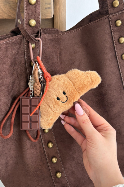 Porte-clés Pour Sac Clés Roulé Chocolat Cœur Myssa