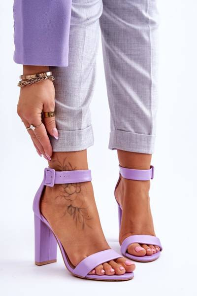 Sandales à Talons Violet Georgina