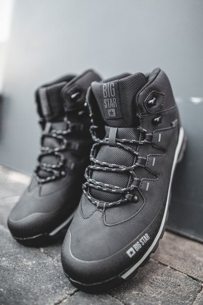 Bottes de randonnée chauffantes pour hommes Big Star EE174437 noir