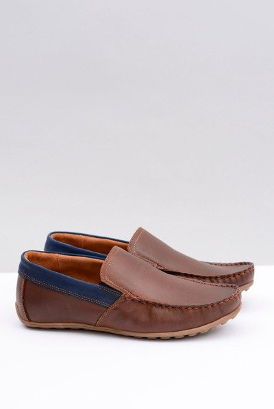 Neex | Braun Leder Herren Pardon Slipper Mokassins