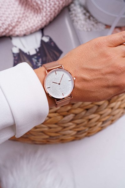 Women's Watch Michael John John Pink Brocade Asquere