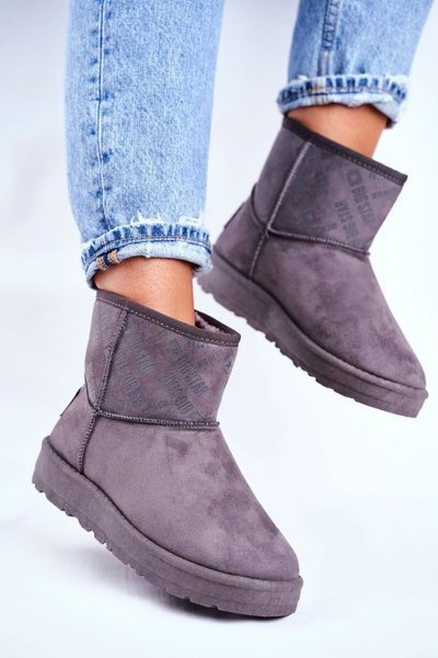 Moteriški šilti sniego batai suede Big Star pilka GG274558