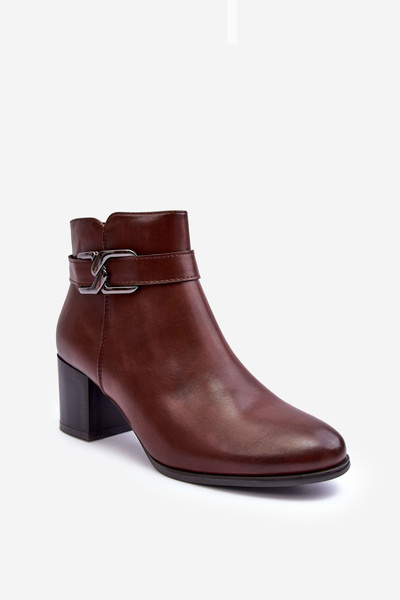 Bottes Chaudes Pour Femmes Avec Décoration Marron Astrid