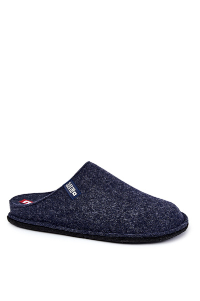 Papuci masculine clasice Big Star KK176004 Navy Blue