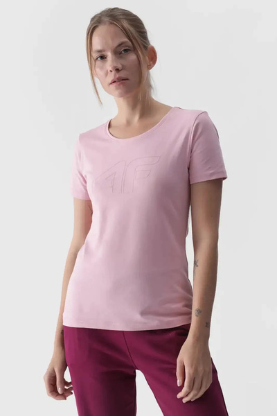 T-Shirt Femme Avec Imprimé 4F Rose 4FWMM00TTSHF1846-56S