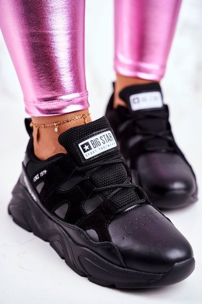 Women's Sport Shoes Big Star Black GG274636