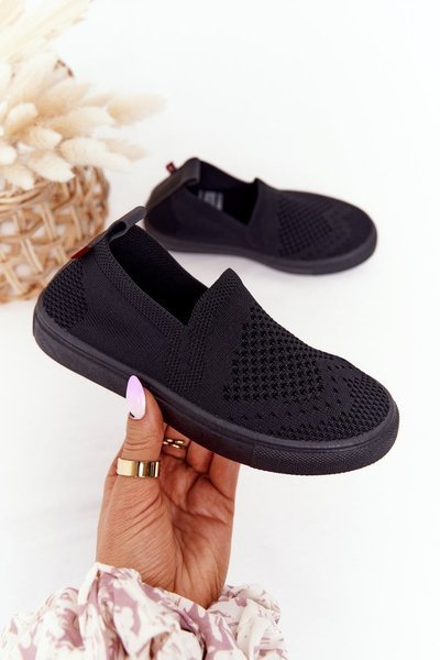 Kinder Slip-On Tense Slip-On Big Star HH374107 Schwarz