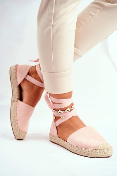 Damen Espadrilles Fied Flax Rosa Bonjour