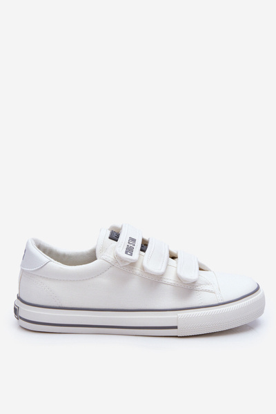 Baskets classiques en tissu Velcro Big Star LL274A203 Blanc