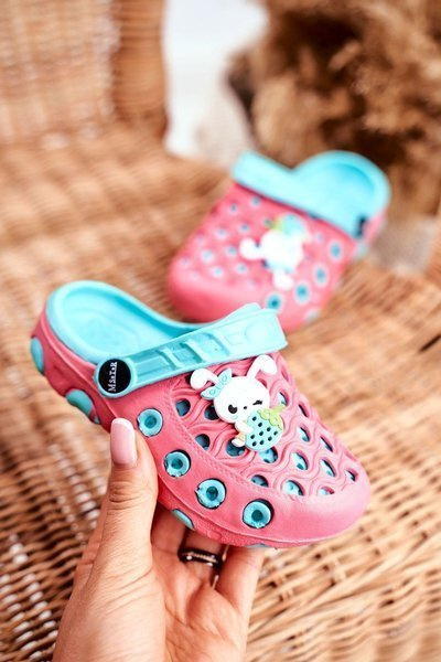 Vaikiški batai Foam Slides Red Bunny Zoë