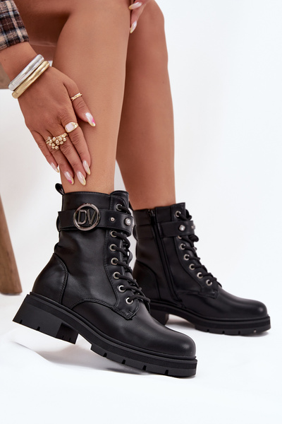 Insulated workery women with decorative detail black Talyssa
