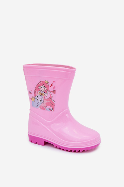 Bottes de pluie pour enfants roses Esalina
