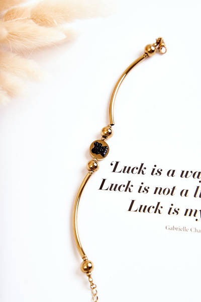 Madinga reguliuojama apyrankė su meškiuko auksu