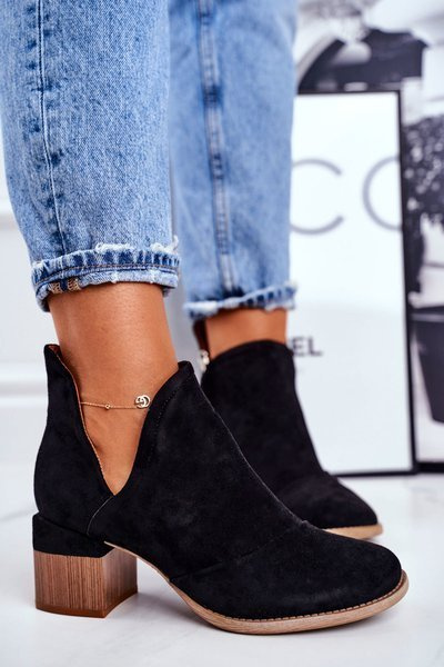 Bottes pour femmes sur talons hauts garnis Blak Mini Meliori